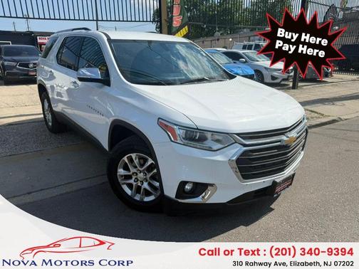 White 2018 Chevrolet Traverse LT Cloth