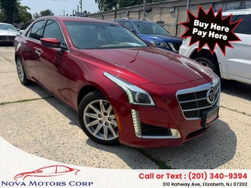 Red 2014 Cadillac CTS 2.0L Turbo Luxury