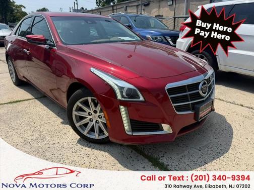 Red 2014 Cadillac CTS 2.0L Turbo Luxury