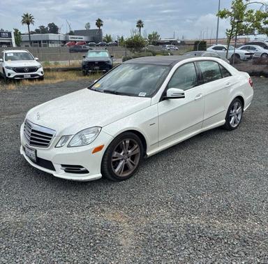 White 2012 Mercedes-Benz E-Class E 350 Sedan 4D