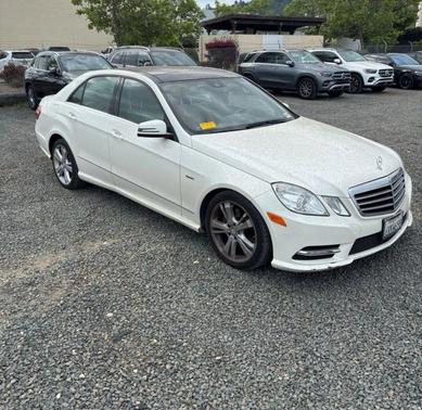 White 2012 Mercedes-Benz E-Class E 350 Sedan 4D
