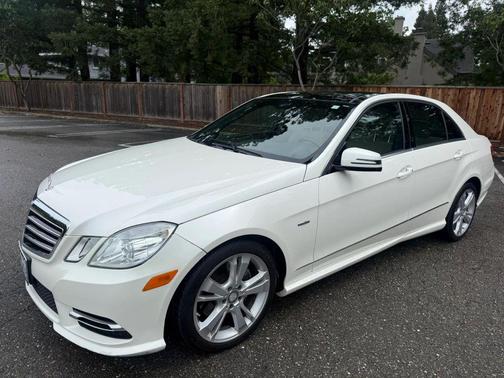 White 2012 Mercedes-Benz E-Class E 350 Sedan 4D