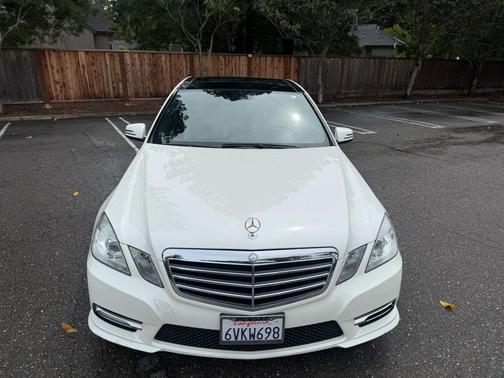 White 2012 Mercedes-Benz E-Class E 350 Sedan 4D