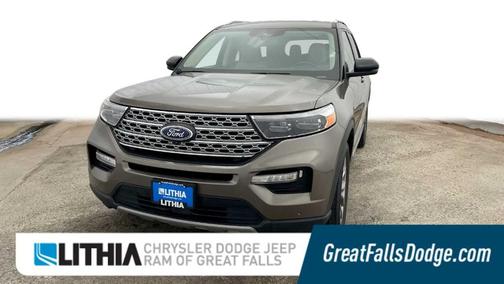 Stone Gray Metallic 2021 Ford Explorer Limited