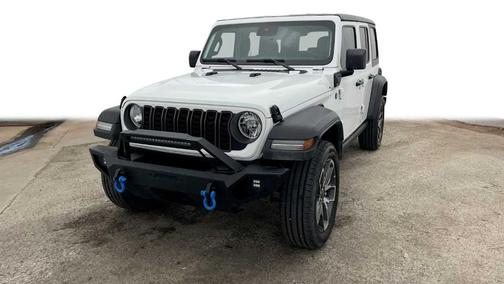 Bright White Clearcoat 2024 Jeep Wrangler 4xe Sport