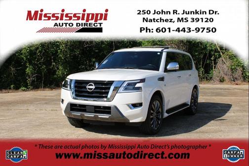 Aspen White TriCoat Pearl 2022 Nissan Armada Platinum 2WD