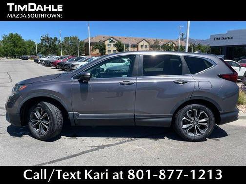 Gray 2021 Honda CR-V AWD EX