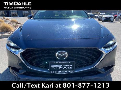 Deep Crystal Blue Mica 2022 Mazda Mazda3 AWD w/Preferred Package