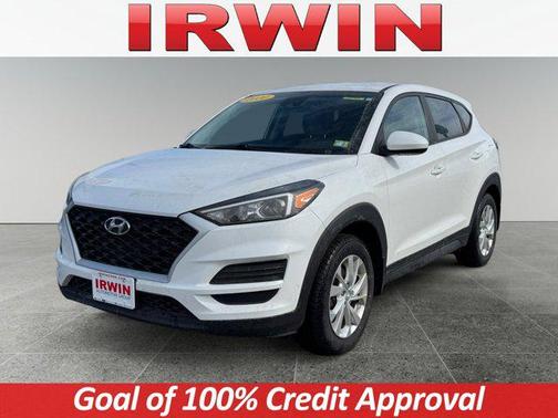 Cream White 2020 Hyundai TUCSON SE