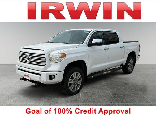 Super White 2015 Toyota Tundra Platinum
