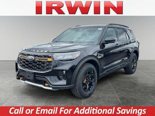 Agate Black Metallic 2026 Ford Explorer Tremor