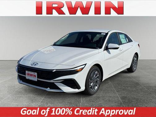 Serenity White 2026 Hyundai ELANTRA HEV Blue