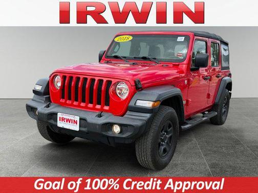Firecracker Red Clearcoat 2018 Jeep Wrangler Unlimited Sport