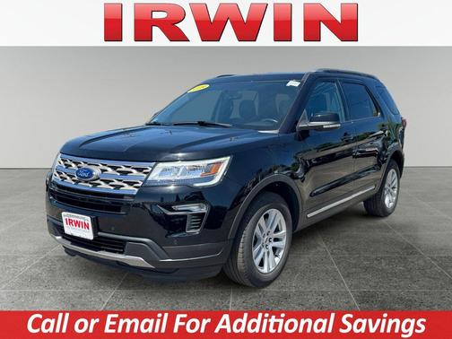 Shadow Black 2018 Ford Explorer XLT