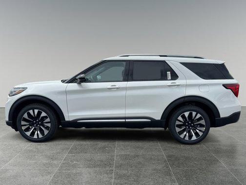 White 2026 Ford Explorer Platinum
