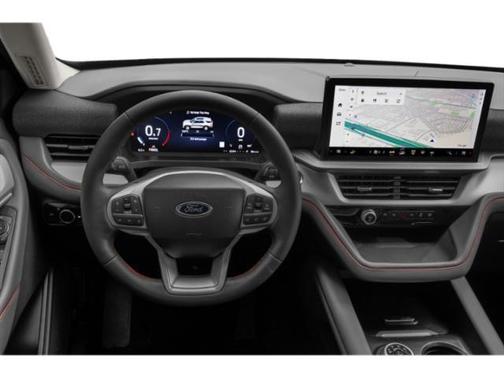 Star White Metallic Tri-Coat 2025 Ford Explorer Active