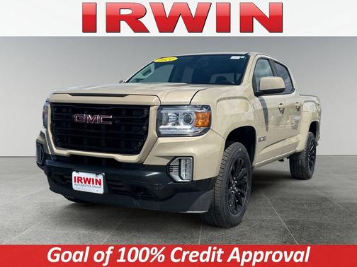 Desert Sand Metallic 2021 GMC Canyon Elevation