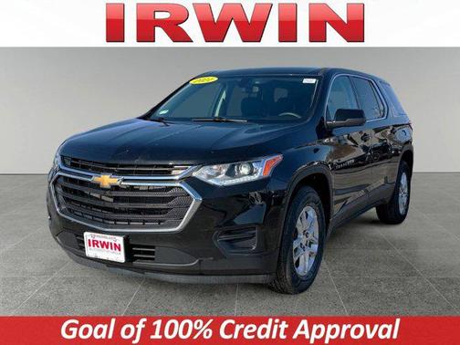 Mosaic Black Metallic 2021 Chevrolet Traverse LS