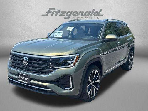 Avocado Green Pearl 2026 Volkswagen Atlas 2.0T SEL Premium R-Line 4MOTION