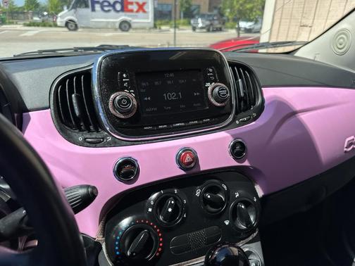 Laser Blu (Bright Metallic Blue) 2017 FIAT 500 Pop