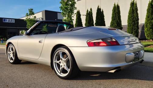 Arctic Silver Metallic 2002 Porsche 911 911 Carrera Cabriolet