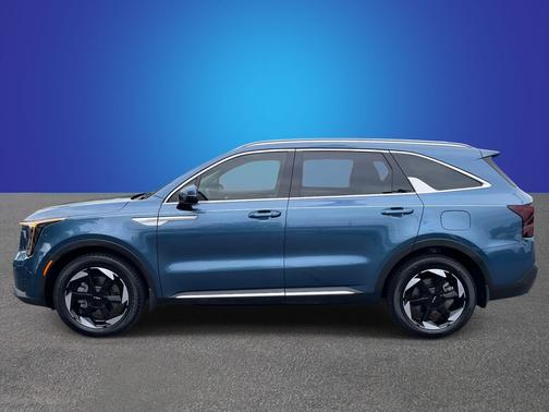 Mineral Blue 2025 Kia Sorento Hybrid EX