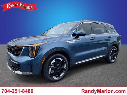 Mineral Blue 2025 Kia Sorento Hybrid EX