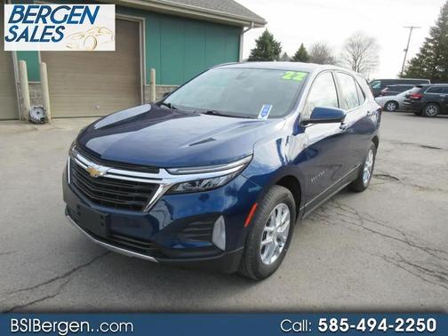 Blue 2022 Chevrolet Equinox 1LT