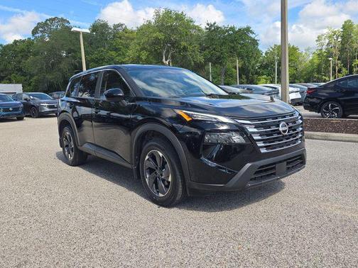 Super Black 2025 Nissan Rogue SV