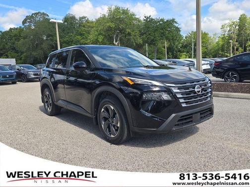 Super Black 2025 Nissan Rogue SV