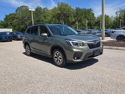 Jasper Green Metallic 2021 Subaru Forester Premium