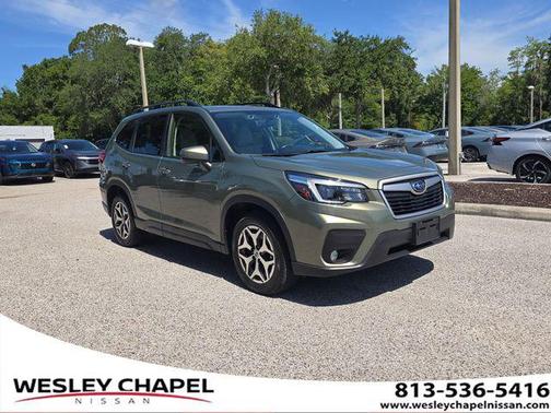 Jasper Green Metallic 2021 Subaru Forester Premium