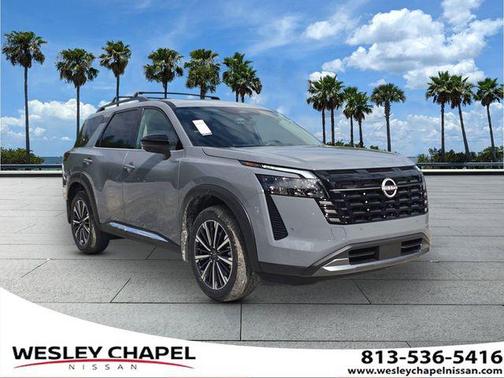Boulder Gray Pearl 2026 Nissan Pathfinder Platinum