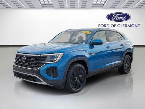 Kingfisher Blue Metallic 2024 Volkswagen Atlas Cross Sport 2.0T SE w/Technology