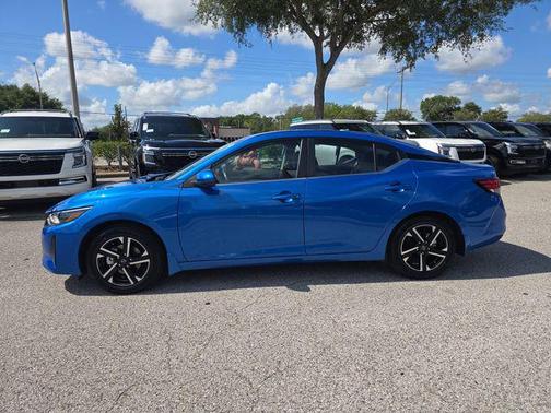Electric Blue Metallic 2025 Nissan Sentra SV