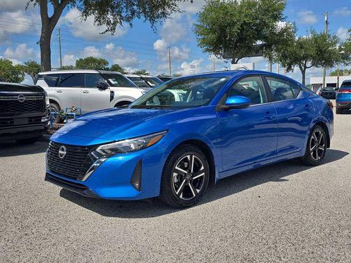Electric Blue Metallic 2025 Nissan Sentra SV