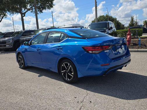 Electric Blue Metallic 2025 Nissan Sentra SV