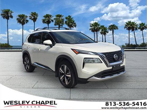 Pearl White Tricoat 2023 Nissan Rogue Platinum