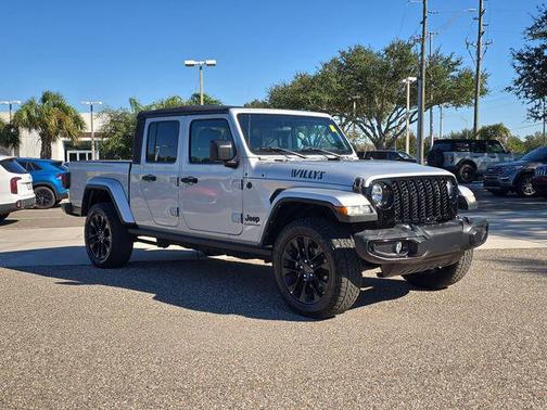 Silver Zynith Clearcoat 2022 Jeep Gladiator Sport