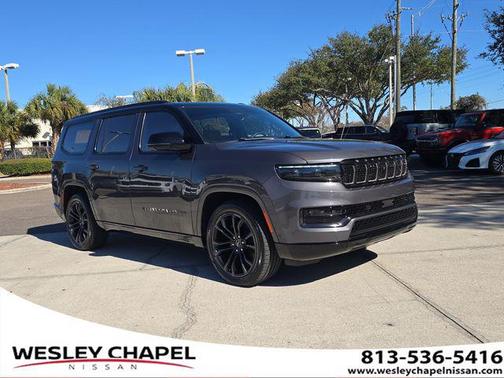 Baltic Gray Metallic Clearcoat 2024 Jeep Grand Wagoneer Series III Obsidian 4x4