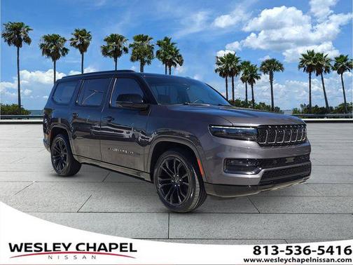 Baltic Gray Metallic Clearcoat 2024 Jeep Grand Wagoneer Series III Obsidian 4x4
