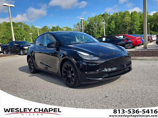 Solid Black 2021 Tesla Model Y Long Range Dual Motor All-Wheel Drive
