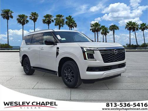 Aspen White Tricoat 2026 Nissan Armada SV SUV