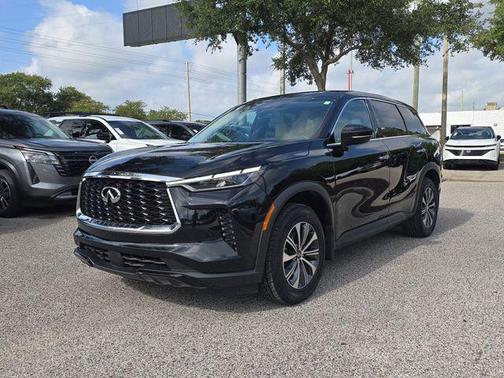 Mineral Black 2023 INFINITI QX60 Pure