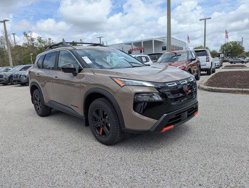 Baja Storm Metallic 2026 Nissan Rogue Rock Creek