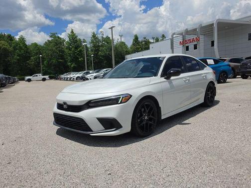 Platinum White Pearl 2022 Honda Civic Sport