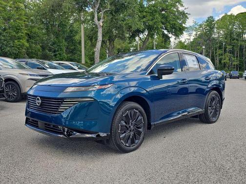 Aurora Blue Pearl Metallic/Super Black 2026 Nissan Murano Platinum