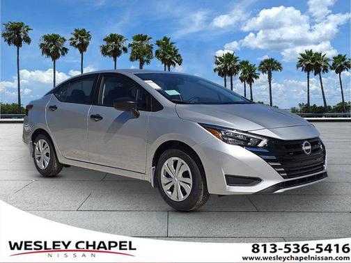 Brilliant Silver Metallic 2025 Nissan Versa 1.6 S