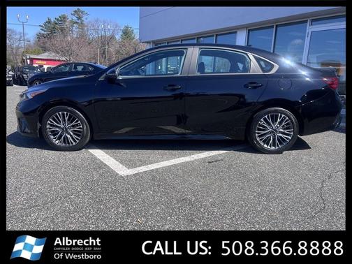 Aurora Black 2023 Kia Forte GT-Line