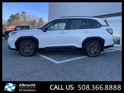 Crystal White Pearl 2025 Subaru Forester Sport